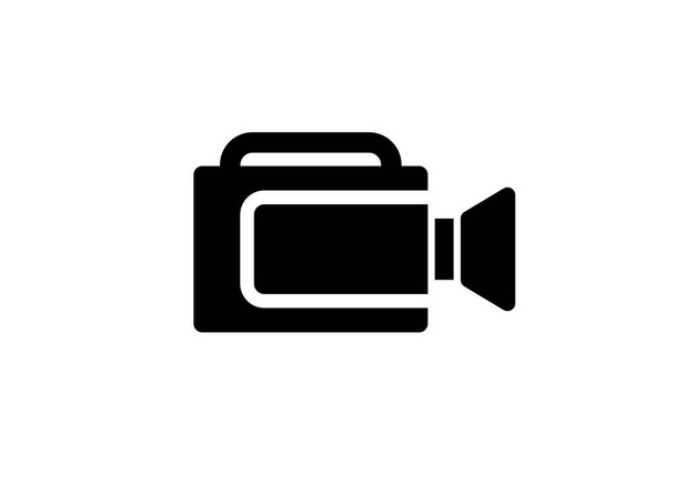 απλό εικονίδιο εγγραφής βιντεοκάμερας - Διάνυσμα, εικόνα