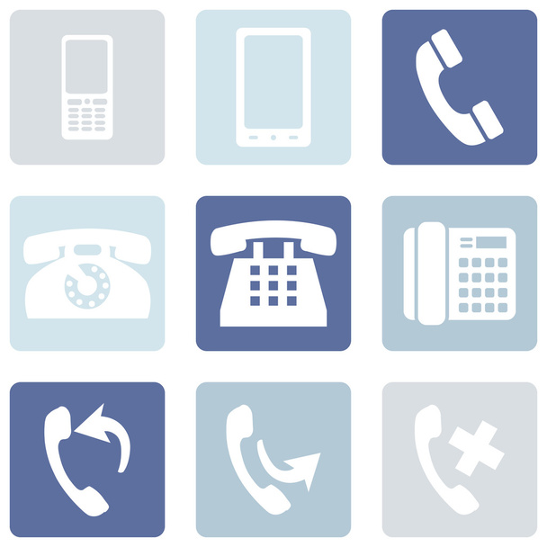 Set di icone telefoniche
 - Vettoriali, immagini