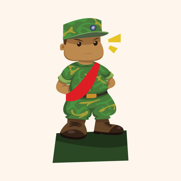 people theme soldier elements vector,eps - Vettoriali, immagini