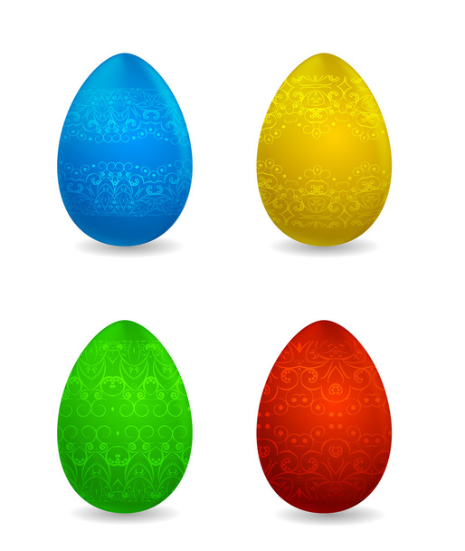 Vektoros illusztráció - húsvéti tojás - Vektor, kép