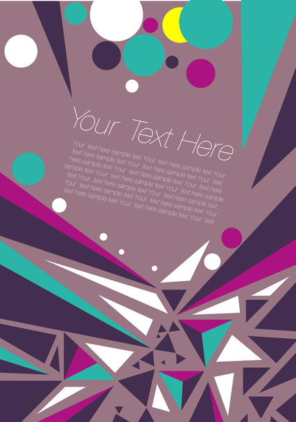 Retro Background for Text - Vector, afbeelding