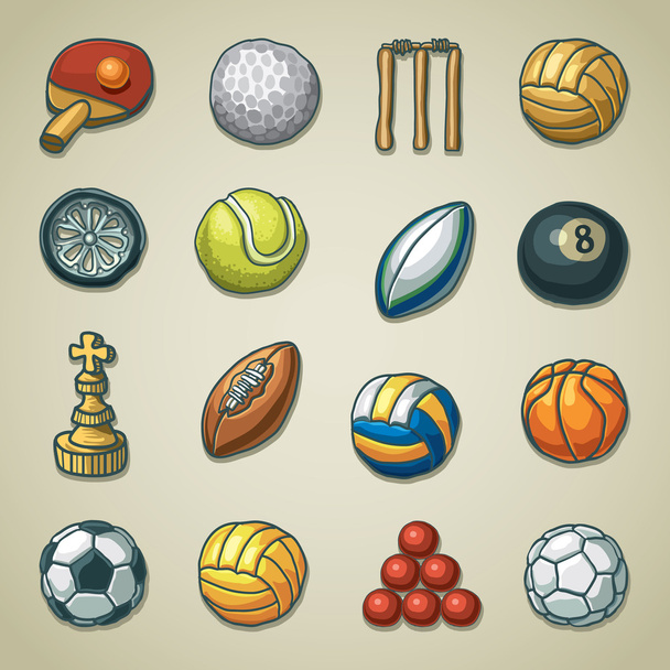 Freehands icons - sports - Vector, Image