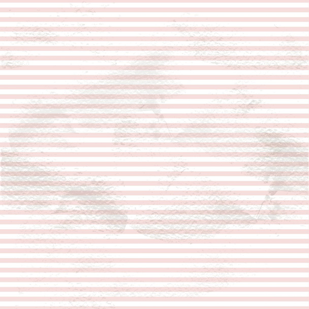nahtlose rosa Vintage-Muster mit kleinen horizontalen Streifen auf Grang - Vektor, Bild