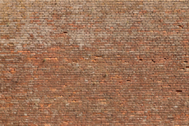 Vieux grand mur de briques, maçonnerie - Photo, image