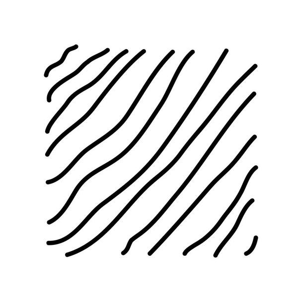 hand drawn sketch abstract doodle square element design transparent background file format eps - Vector, Image