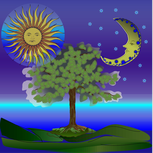 A fabulous night - Vector, Image