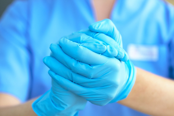 doctor in medical gloves - 写真・画像
