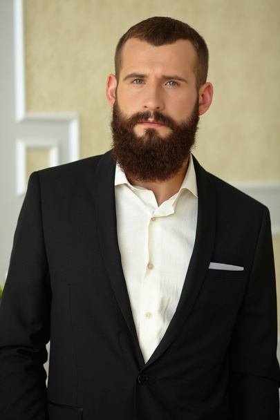 Handsome bearded man - Фото, зображення