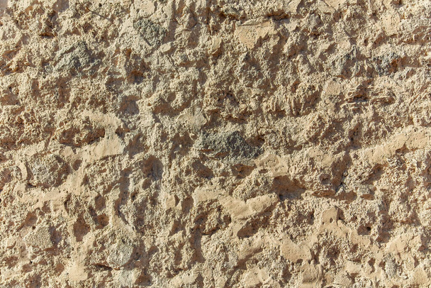 Steen, shell rock textuur achtergrond. Textuur van schelpsteen kalksteen voor achtergrond. Natuurlijk patroon. - Foto, afbeelding