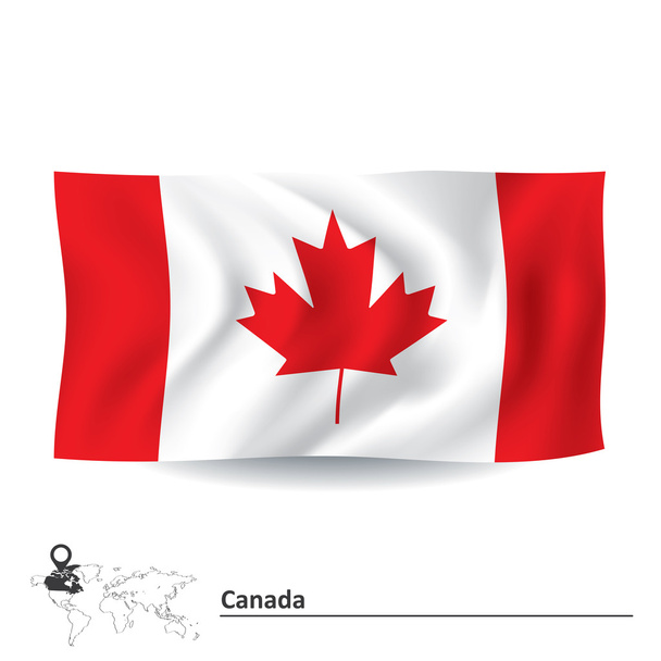 Flaga Kanady - Wektor, obraz