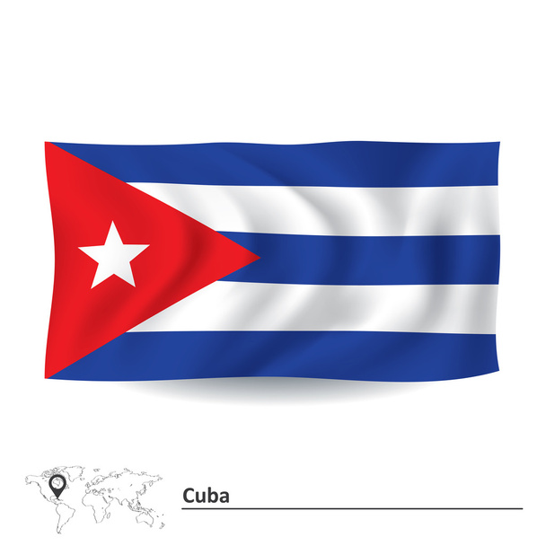 Bandeira de Cuba
 - Vetor, Imagem