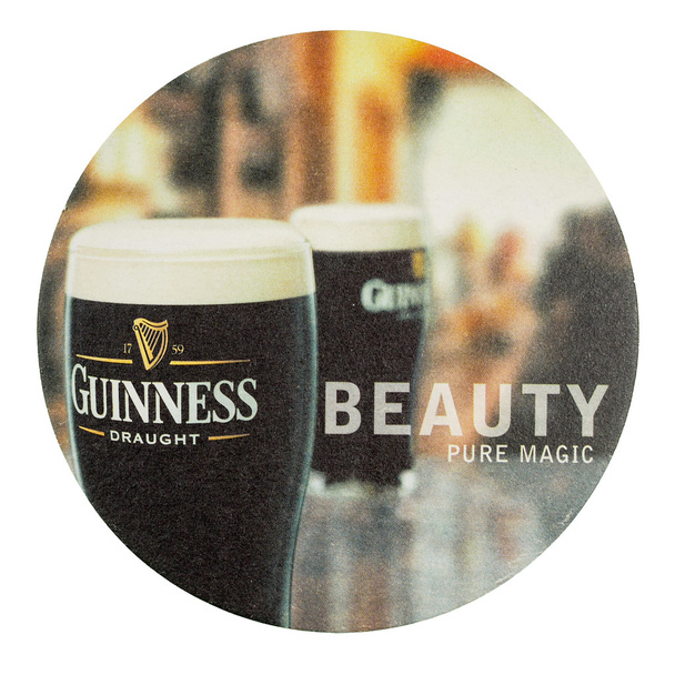 Beermat drink coaster isolated - Photo, Image