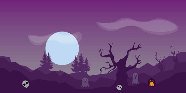 Vector achtergrond ontwerp met Halloween thema - Vector, afbeelding
