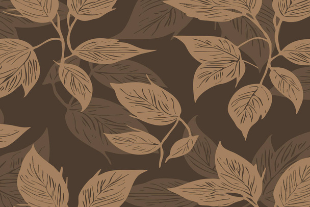 Ботанічний фон. Абстрактні форми рослин. Мінімалістична ілюстрація для друку на прикрасах стін.  - Фото, зображення