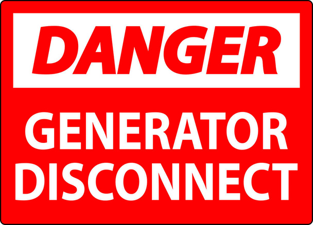 Генератор сигналів небезпеки Роз'єднання - Вектор, зображення