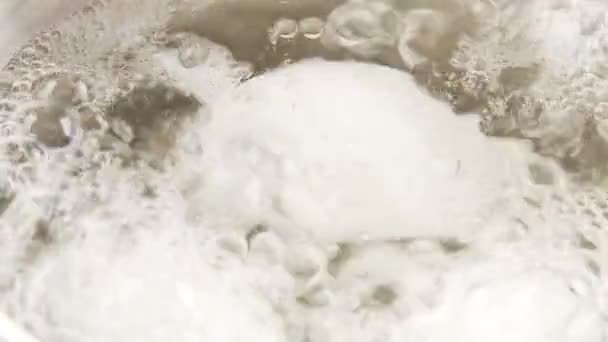 Uovo essere collocato in una pentola e un timer da cucina
 - Filmati, video
