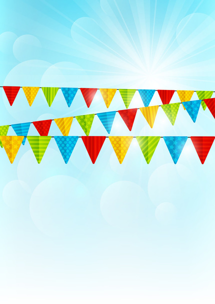 Флаги цветовой вечеринки
 - Вектор,изображение