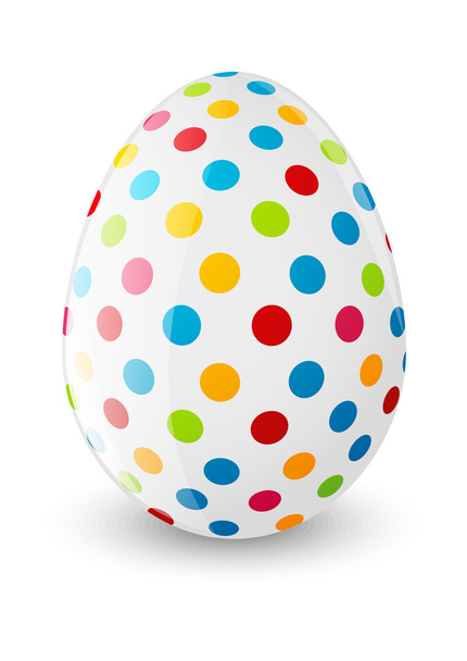 Easter egg with pattern - Vektör, Görsel