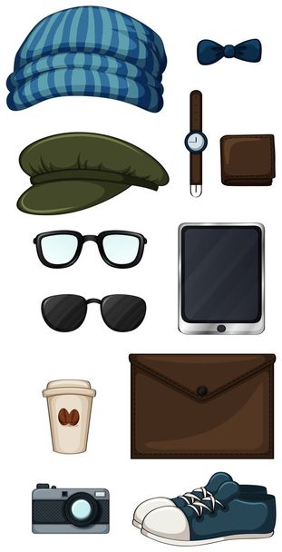 Hipster items - Vector, afbeelding