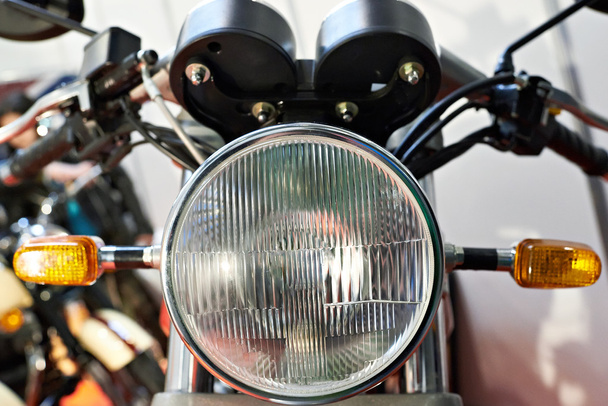 Headlight motorcycle - Foto, imagen