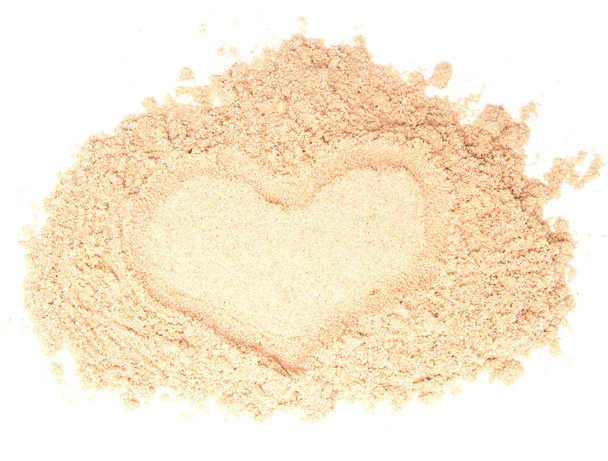 Corazón de arena
 - Foto, imagen