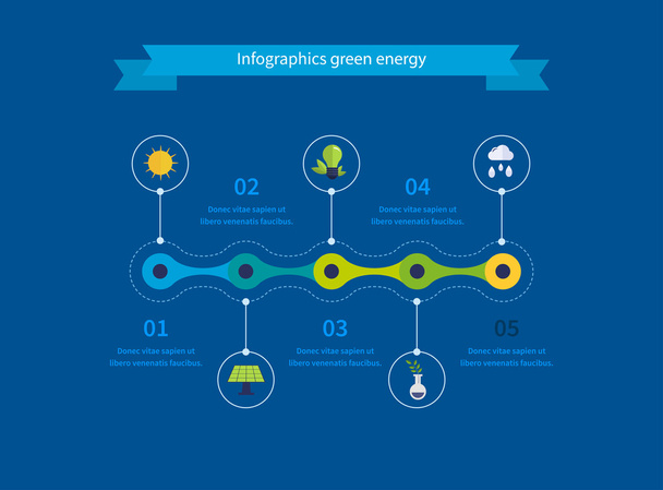 Ecology, environment, green energy icons - Vektor, Bild