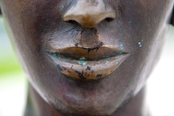 Part of a female statue face - Foto, Imagem