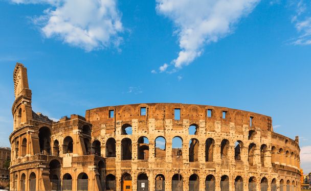 Exterior view of colosseum in Rome - Photo, Image