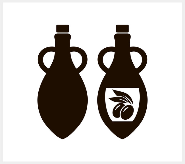 Plantilla ánfora icono de olivo Clipart de alimentos Vector stock illustration EPS 10 - Vector, imagen