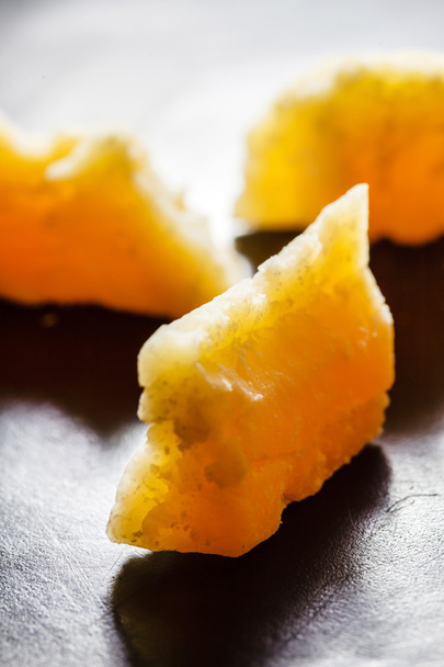 Pieces of cheese closeup - Fotografie, Obrázek