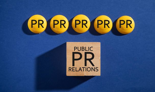  Pr- Public Relations. Business concept - Photo, Image