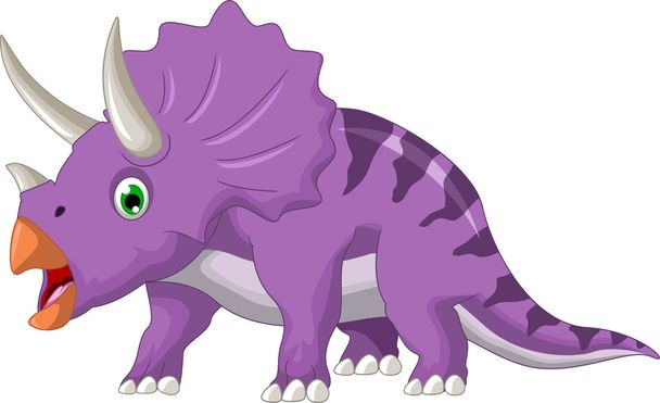Cute dinosaur cartoon - Vector, Image
