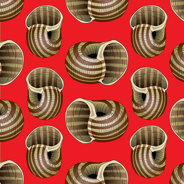 Snail background pattern - Vektor, kép