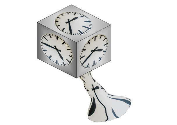 Loss of time, time cubes, symbolic - Zdjęcie, obraz