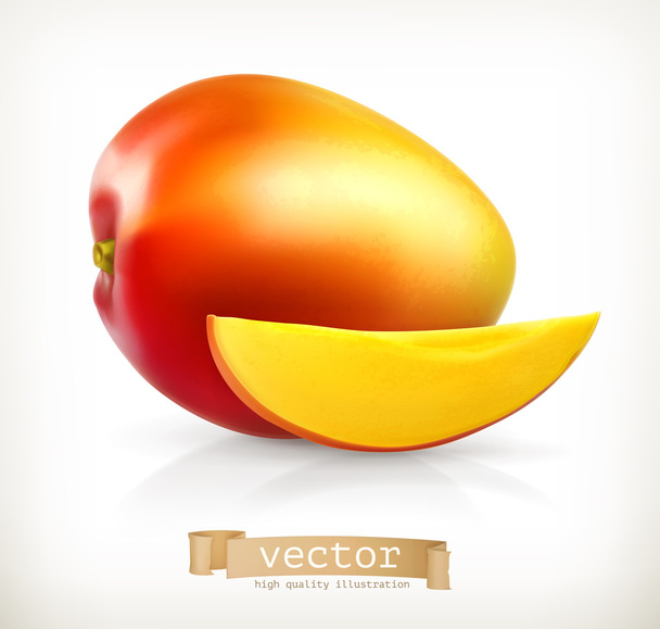 Mango, vector illustration - Vecteur, image