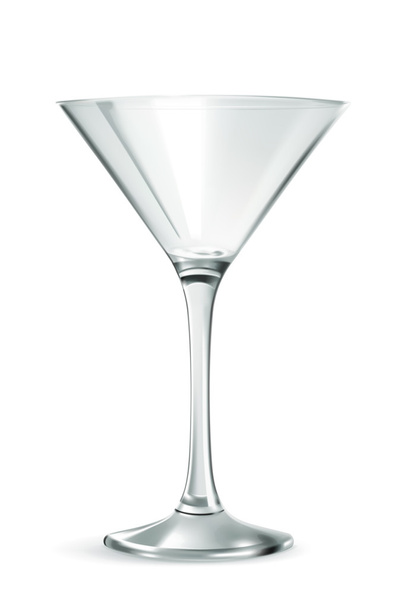 Martiniglas, vector - Vector, afbeelding