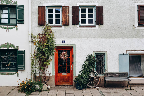 Pintoresco centro de la ciudad de Fussen, Baviera, sur de Alemania - Foto, imagen