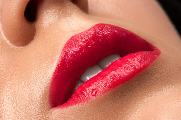 Red lips . - Photo, Image