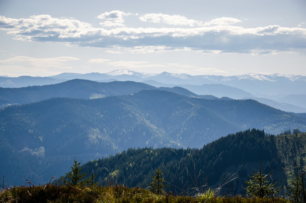 Vue sur les montagnes Goverla, Carpates
 - Photo, image