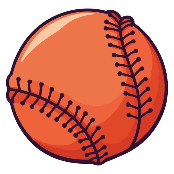 design de beisebol sobre branco - Vetor, Imagem