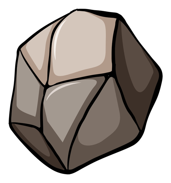 una piedra grande
 - Vector, imagen