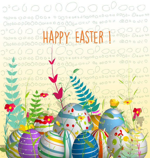 Happy Easter - Vector, imagen