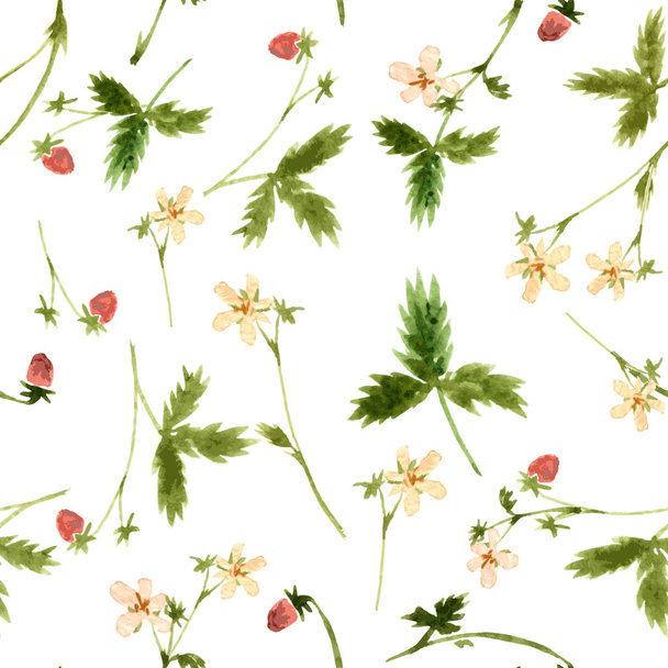 vector seamless watercolor pattern - Vector, Image