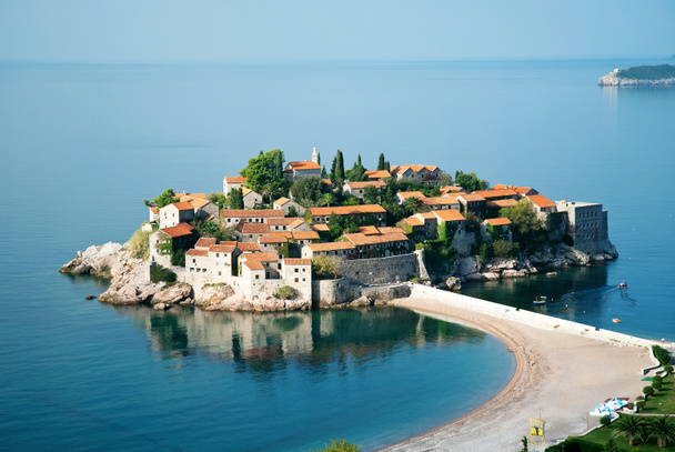 Sveti stefan eiland resort in montenegro - Foto, afbeelding