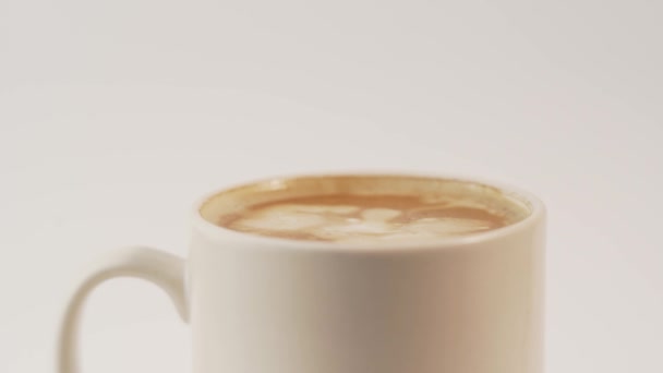 taza de café de cerca - Metraje, vídeo