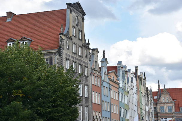 GDANSK, POLEN - 19. AUG: Altstadt in Danzig, Polen, gesehen am 19. August 2019. - Foto, Bild