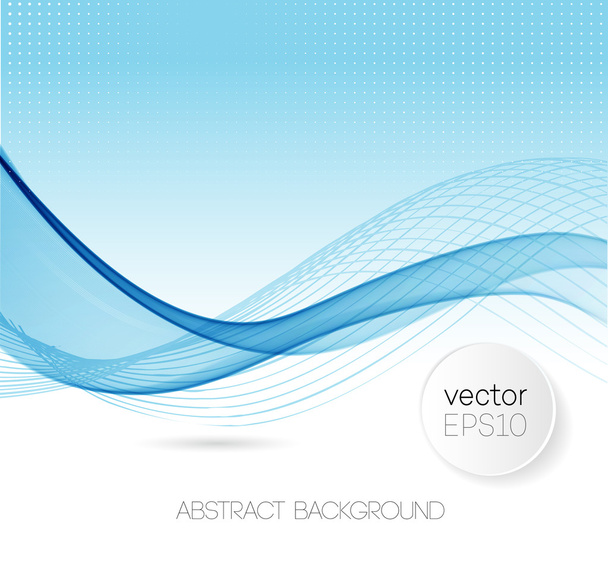 Abstract curved lines background. Template design - Vetor, Imagem