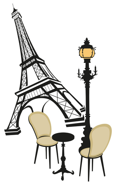 Символы Парижа
 - Вектор,изображение