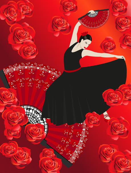 Фламенко - Вектор,изображение