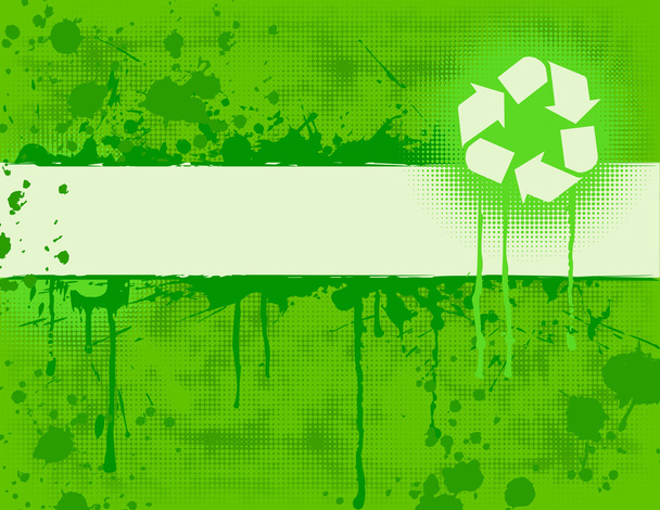 Recycle Banner - Vector, afbeelding